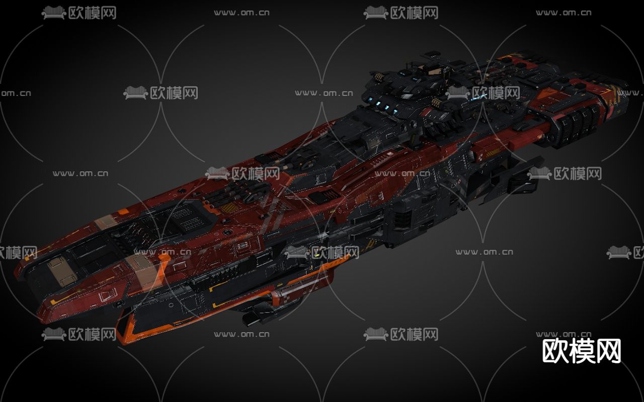 科幻飞行器 宇宙飞船 外星战舰3d模型下载