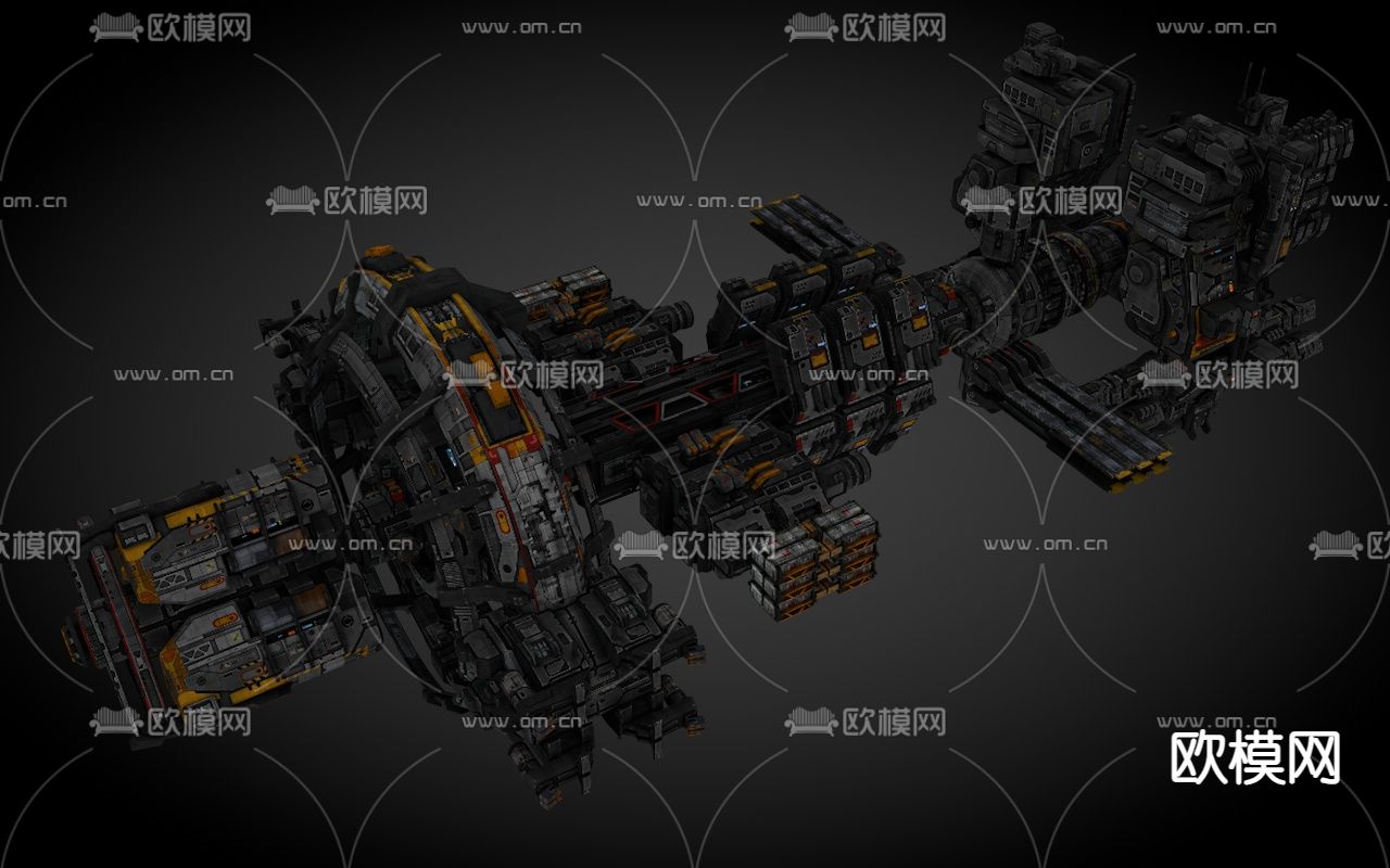科幻飞行器 宇宙飞船 外星战舰3d模型下载