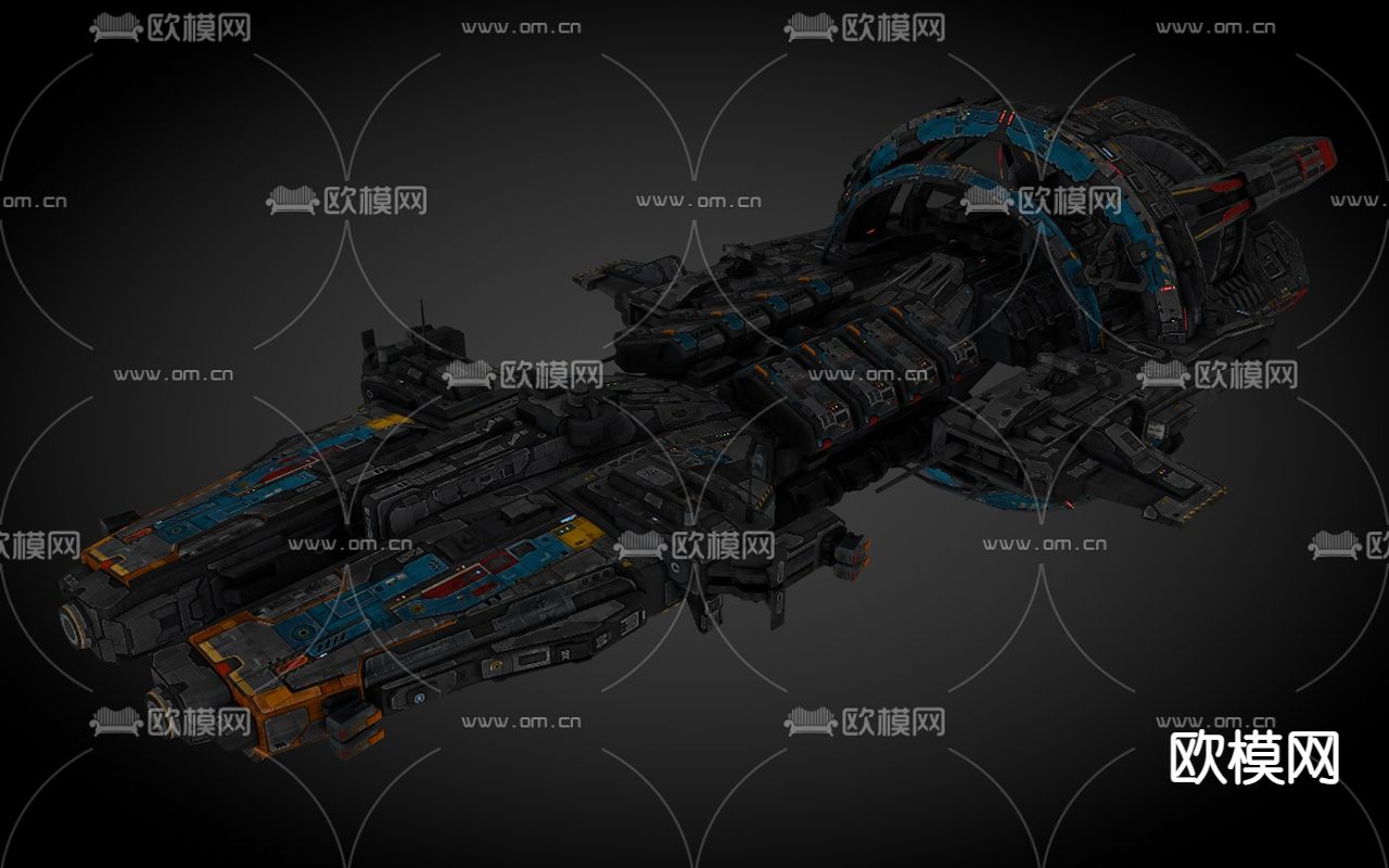 科幻飞行器 宇宙飞船 外星战舰3d模型下载