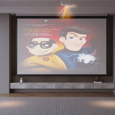  投影仪 幕布su模型 