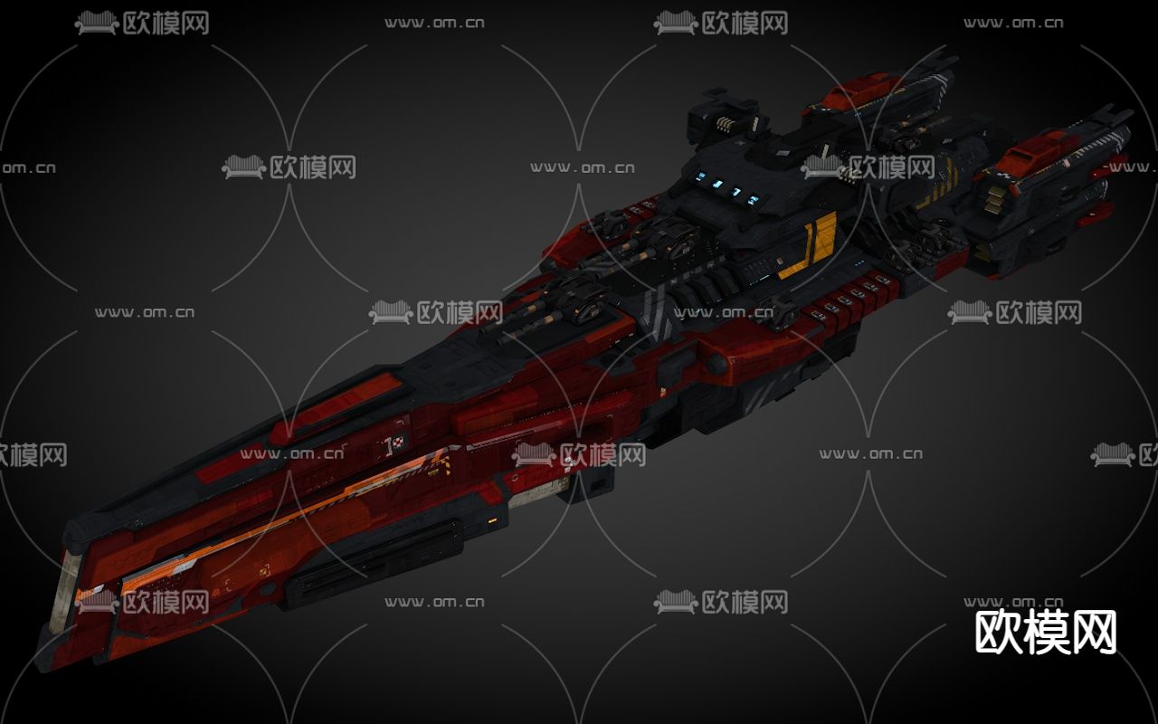 科幻飞行器 宇宙飞船 外星战舰3d模型下载