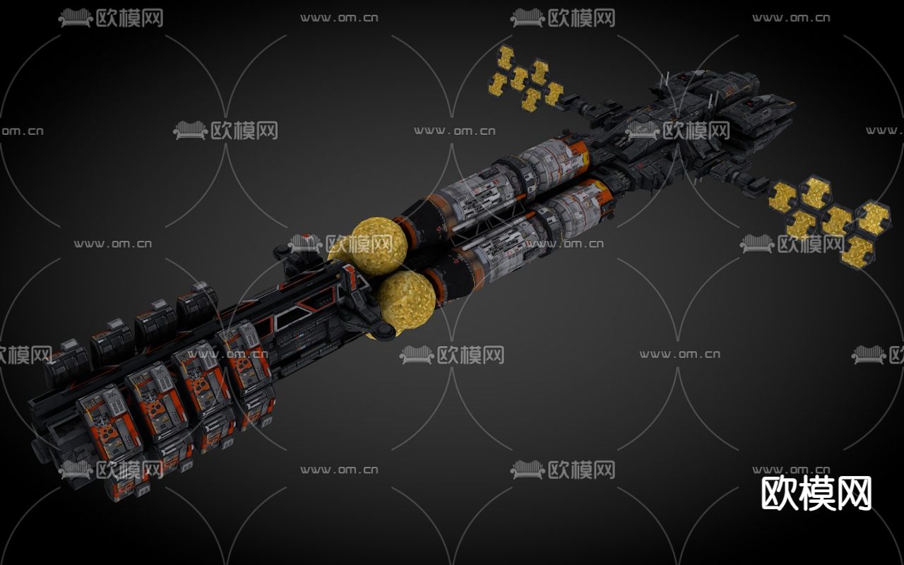 科幻飞行器 宇宙飞船 外星战舰3d模型下载