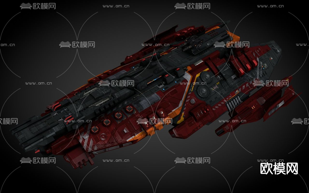 科幻飞行器 宇宙飞船 外星战舰3d模型下载