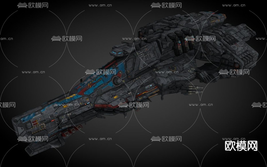 科幻飞行器 宇宙飞船 外星战舰3d模型下载