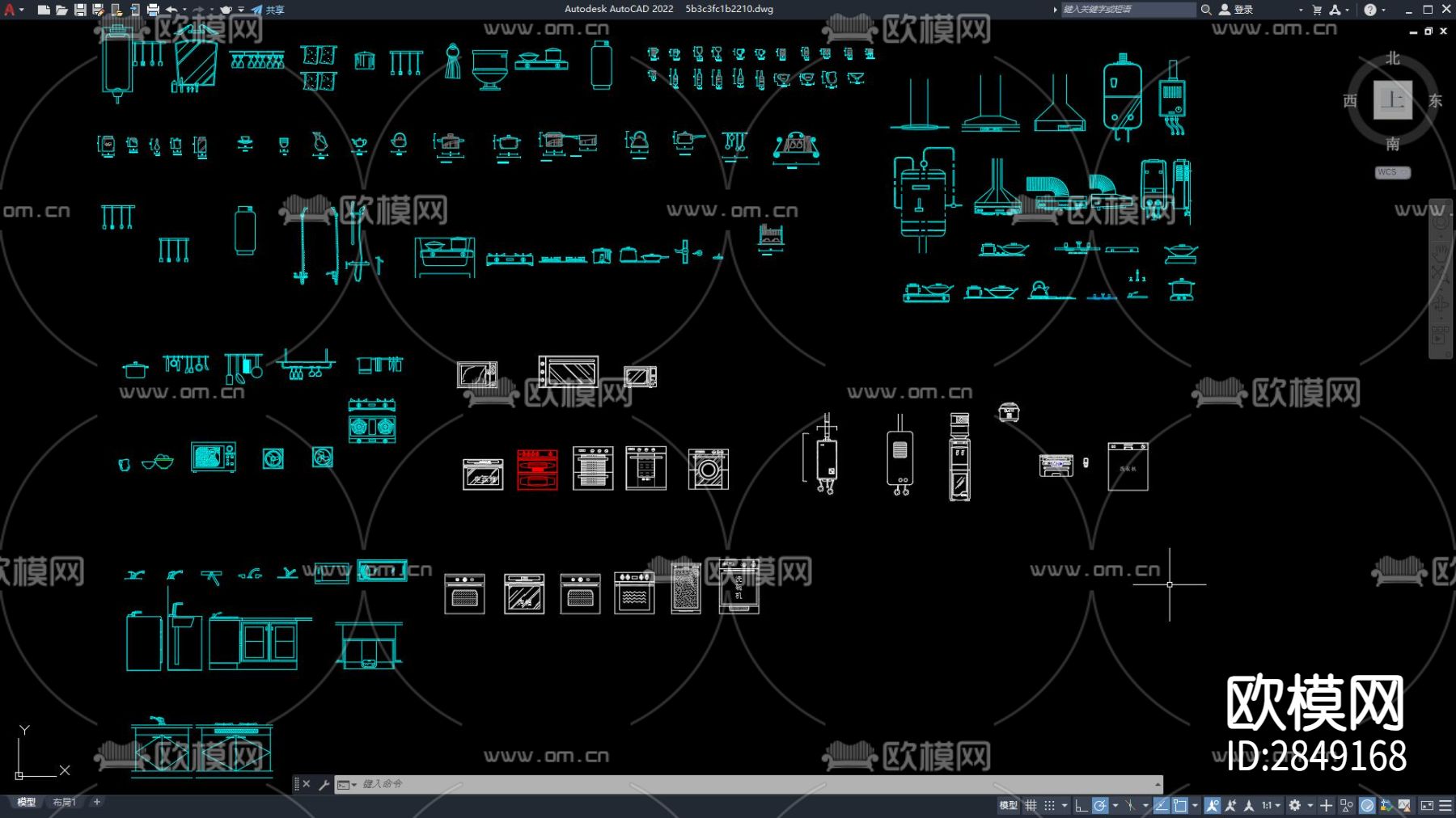 洁具cad图库下载