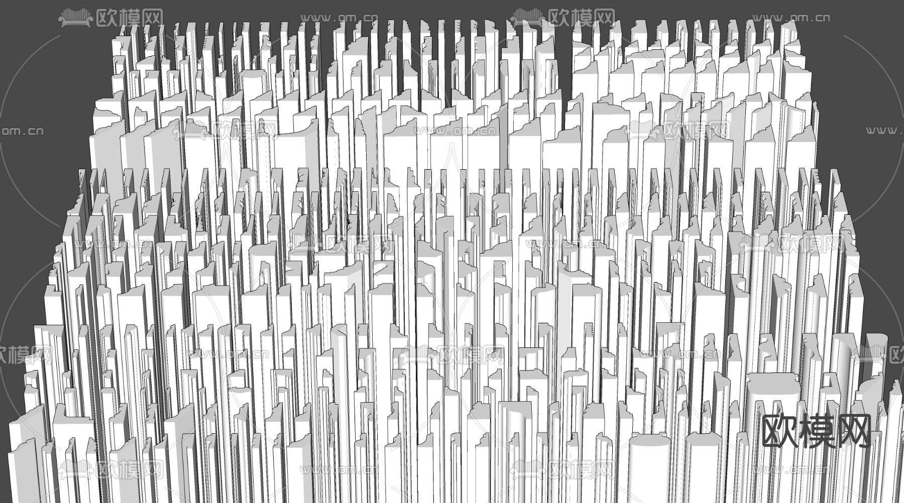 石膏线 吊顶线 踢脚线线su模型下载（渲染图2）