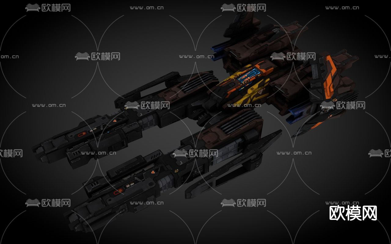 科幻飞行器 宇宙飞船 外星战舰3d模型下载