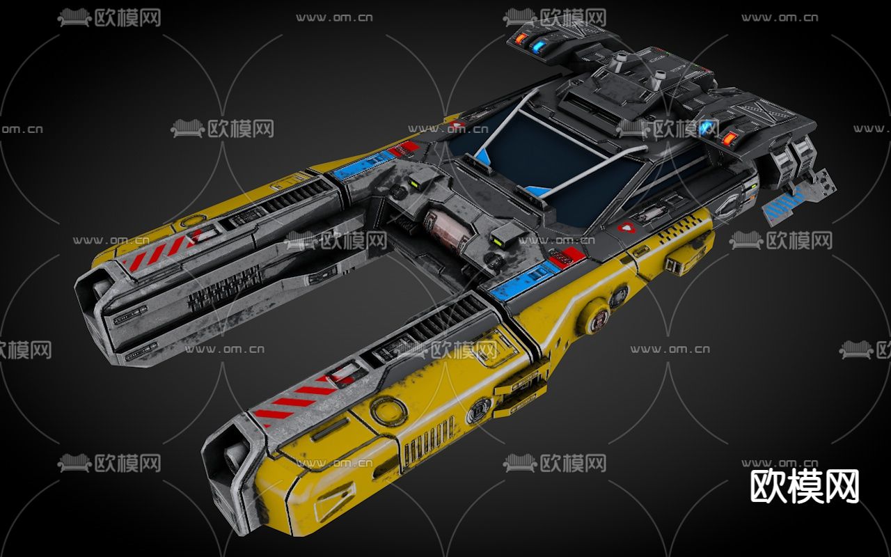 科幻飞行器 宇宙飞船 外星战舰3d模型下载