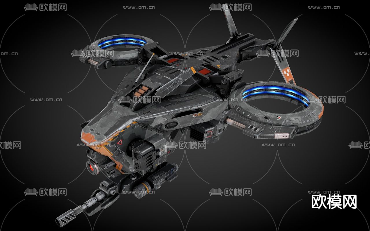 科幻飞行器 宇宙飞船 外星战舰3d模型下载