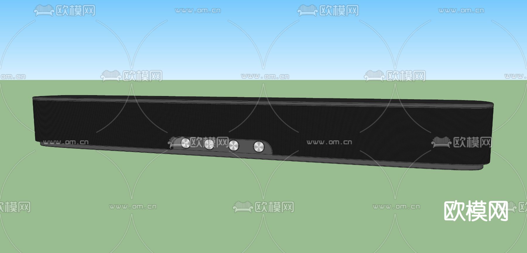 音响su模型下载（渲染图2）