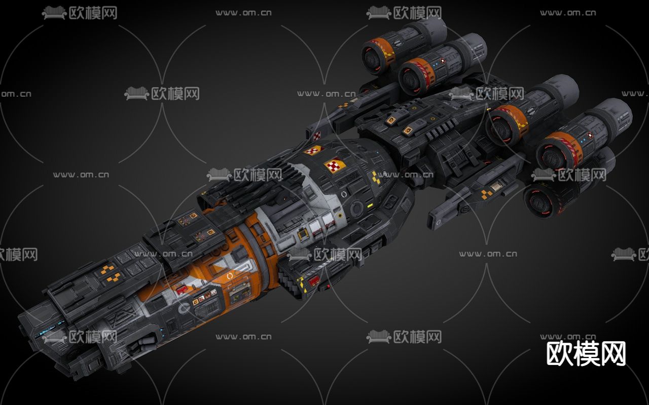 科幻飞行器 宇宙飞船 外星战舰3d模型下载