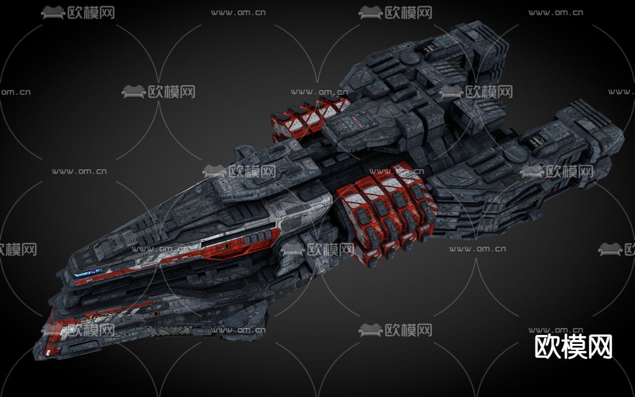 科幻飞行器 宇宙飞船 外星战舰3d模型下载