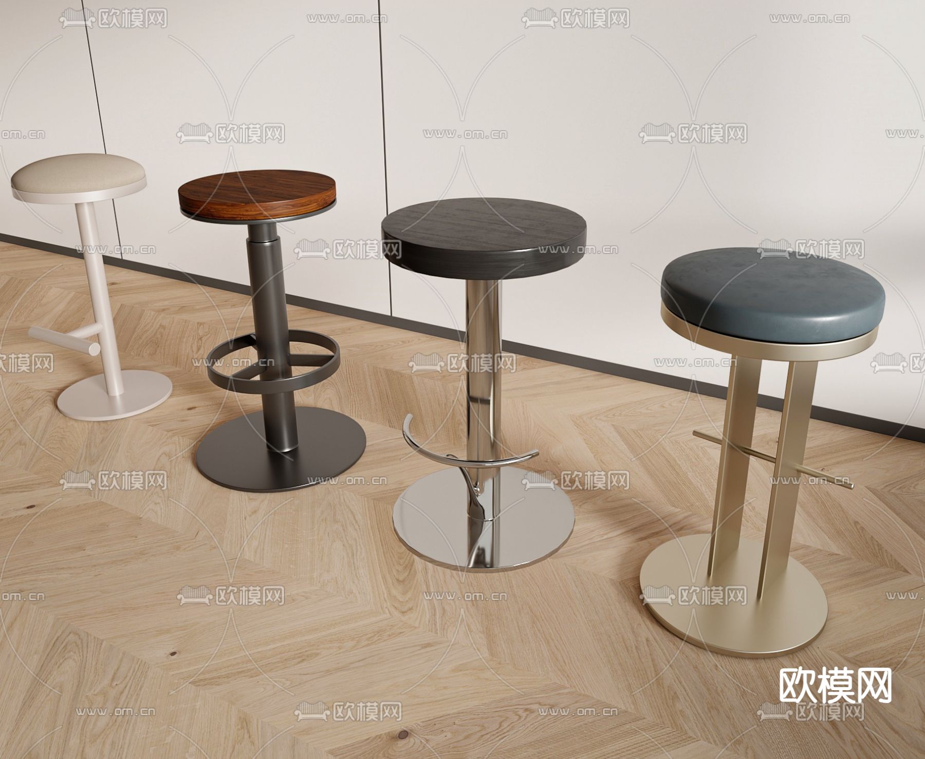 吧椅 吧凳3d模型下载