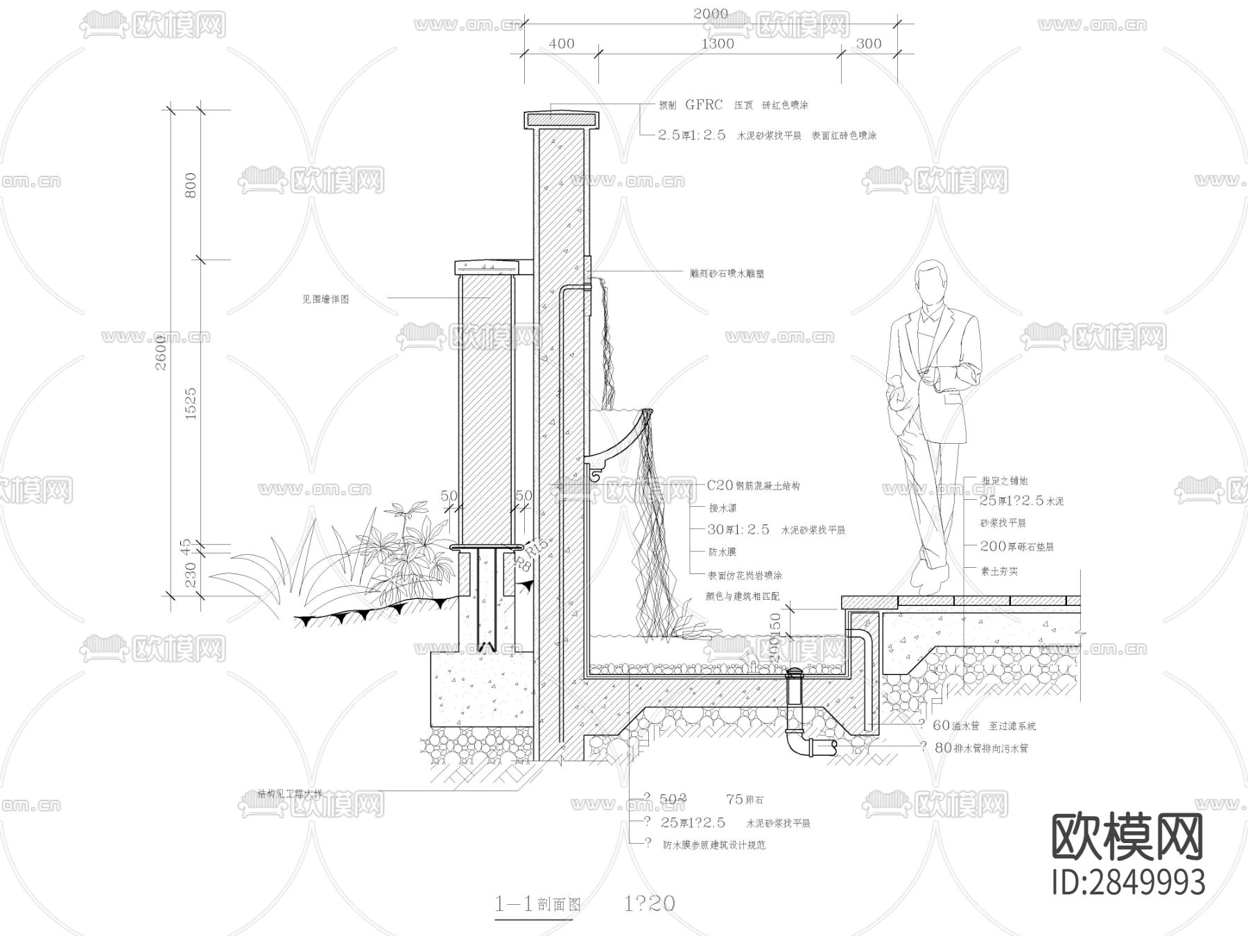 园林景观绿化CAD施工图下载
