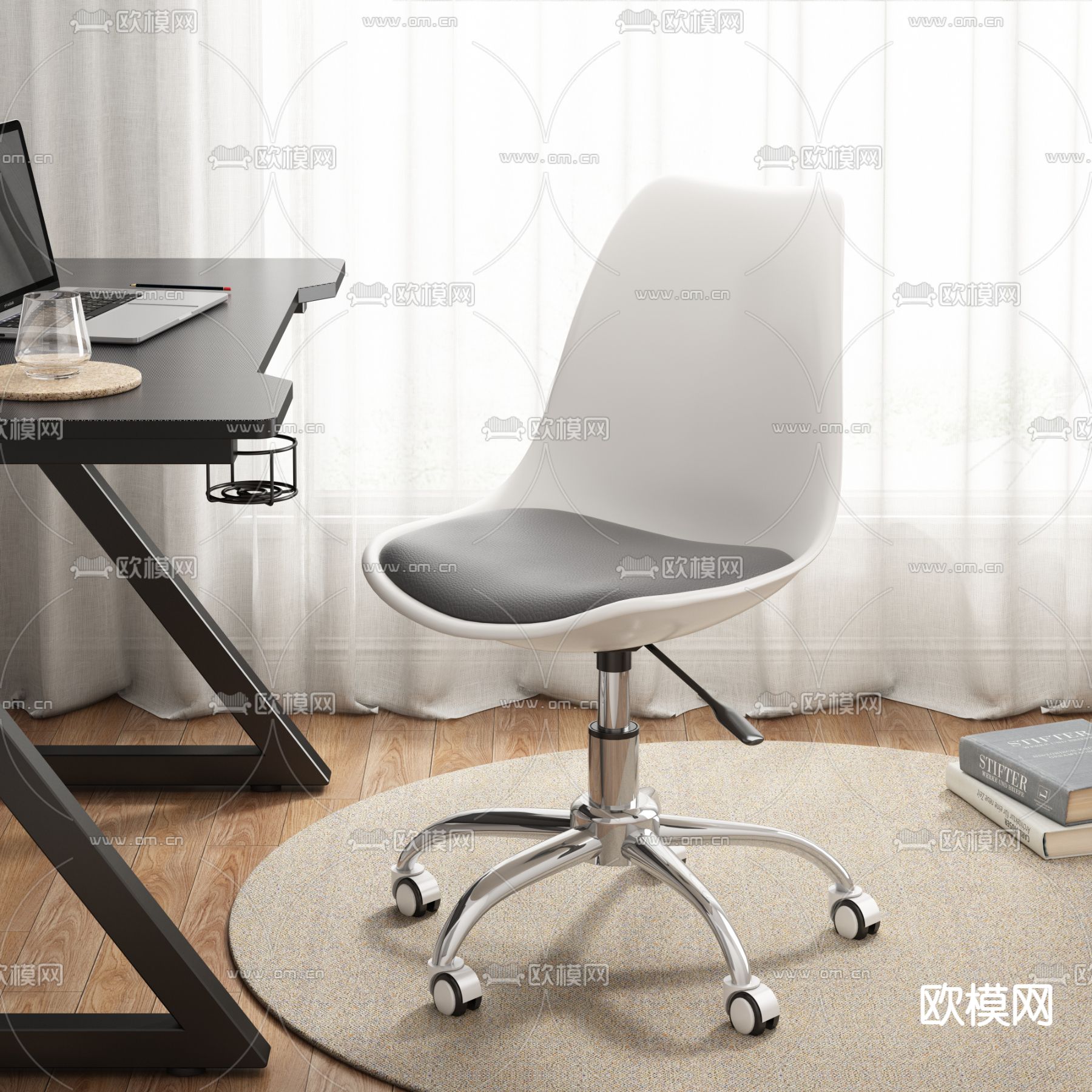办公椅 职员椅 会议椅3d模型下载