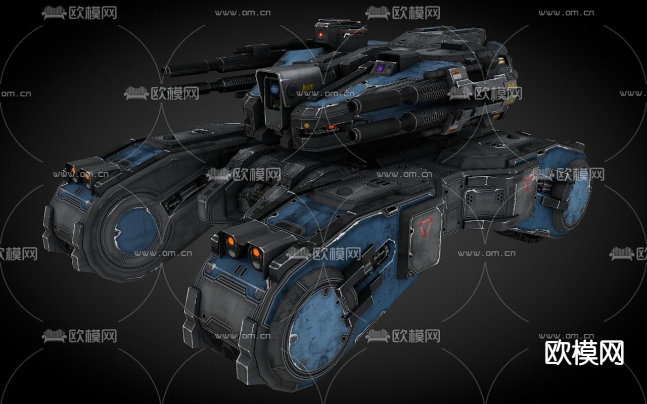 科幻飞行器 宇宙飞船 外星战舰su模型下载（渲染图1）