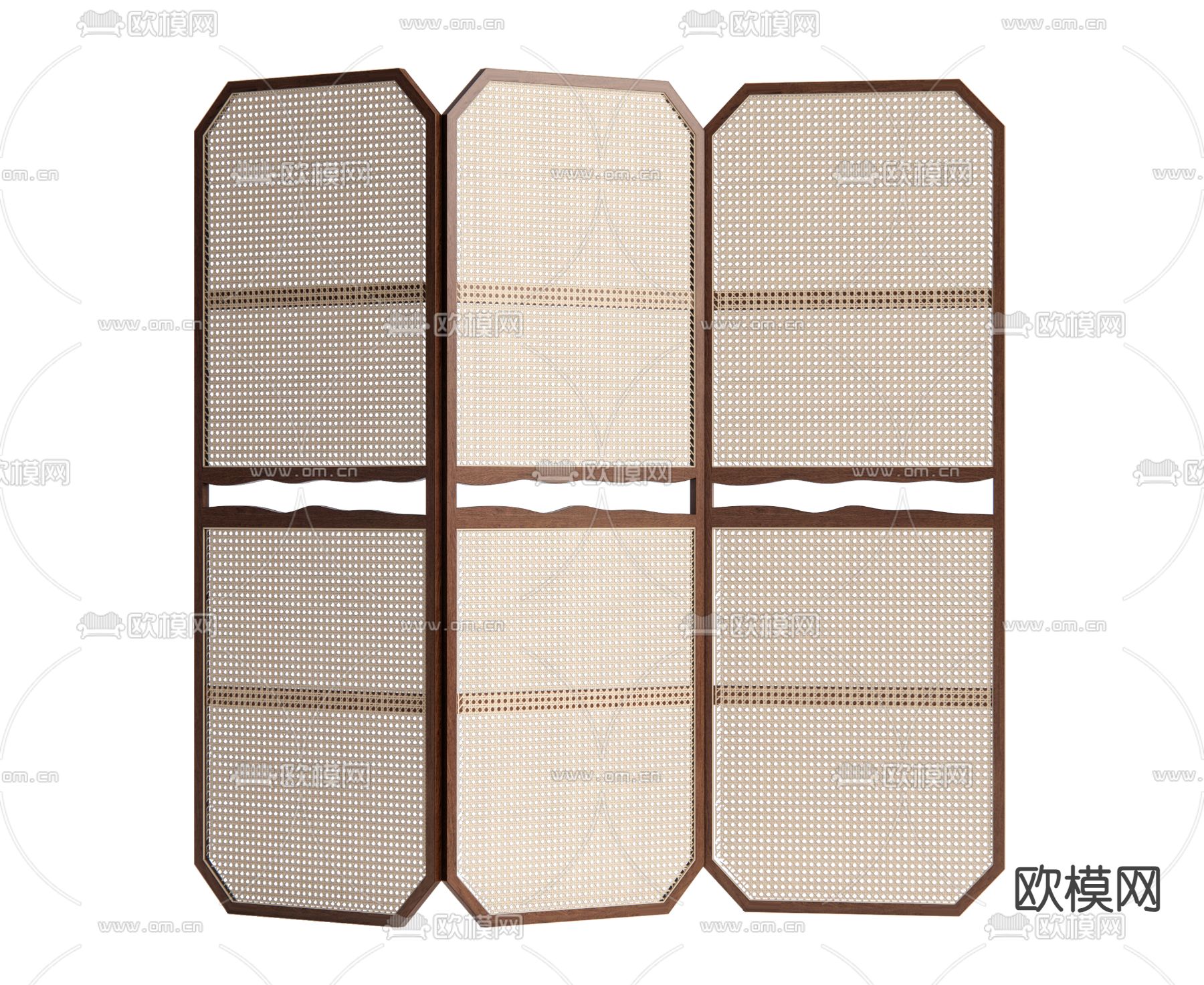 侘寂屏风su模型下载（渲染图1）