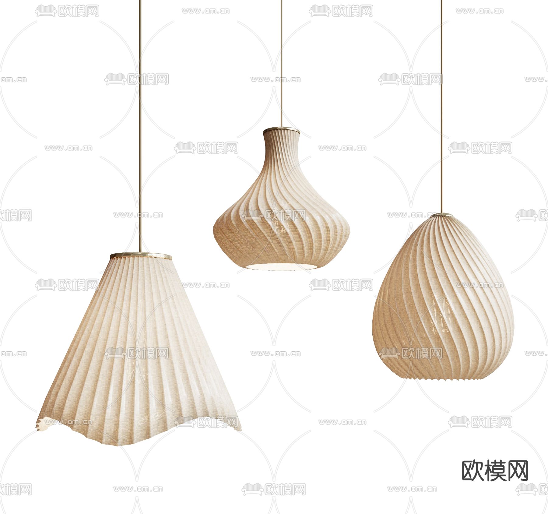 MODNDAZ 吊灯su模型下载（渲染图1）