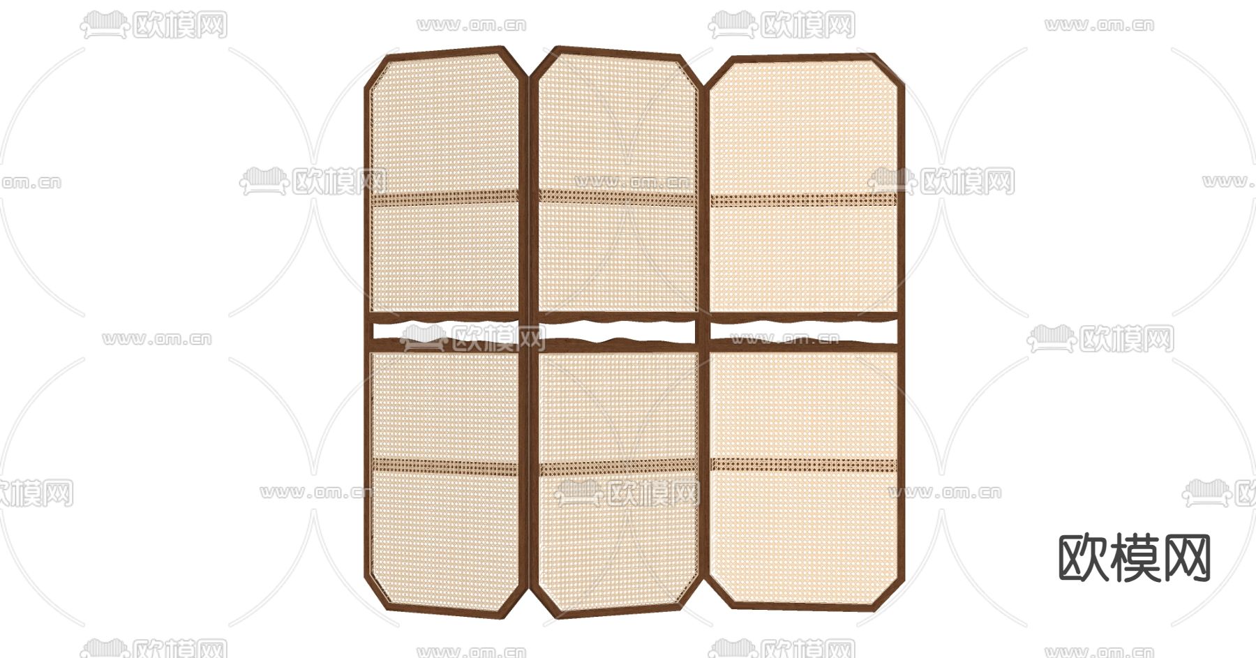 侘寂屏风su模型下载（渲染图2）