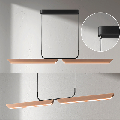  现代吊灯su模型 