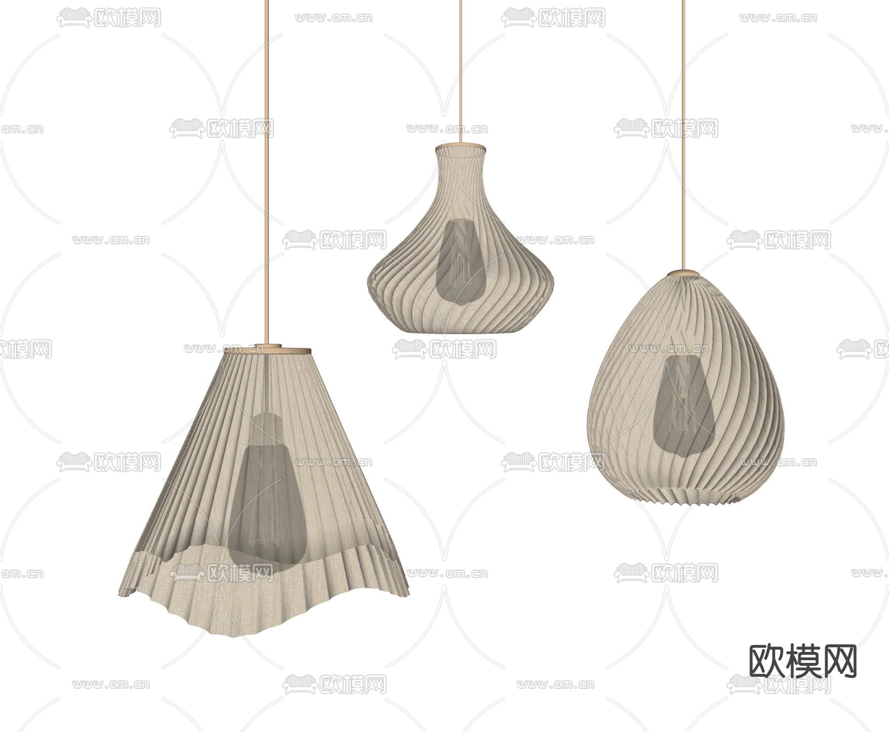 MODNDAZ 吊灯su模型下载（渲染图2）