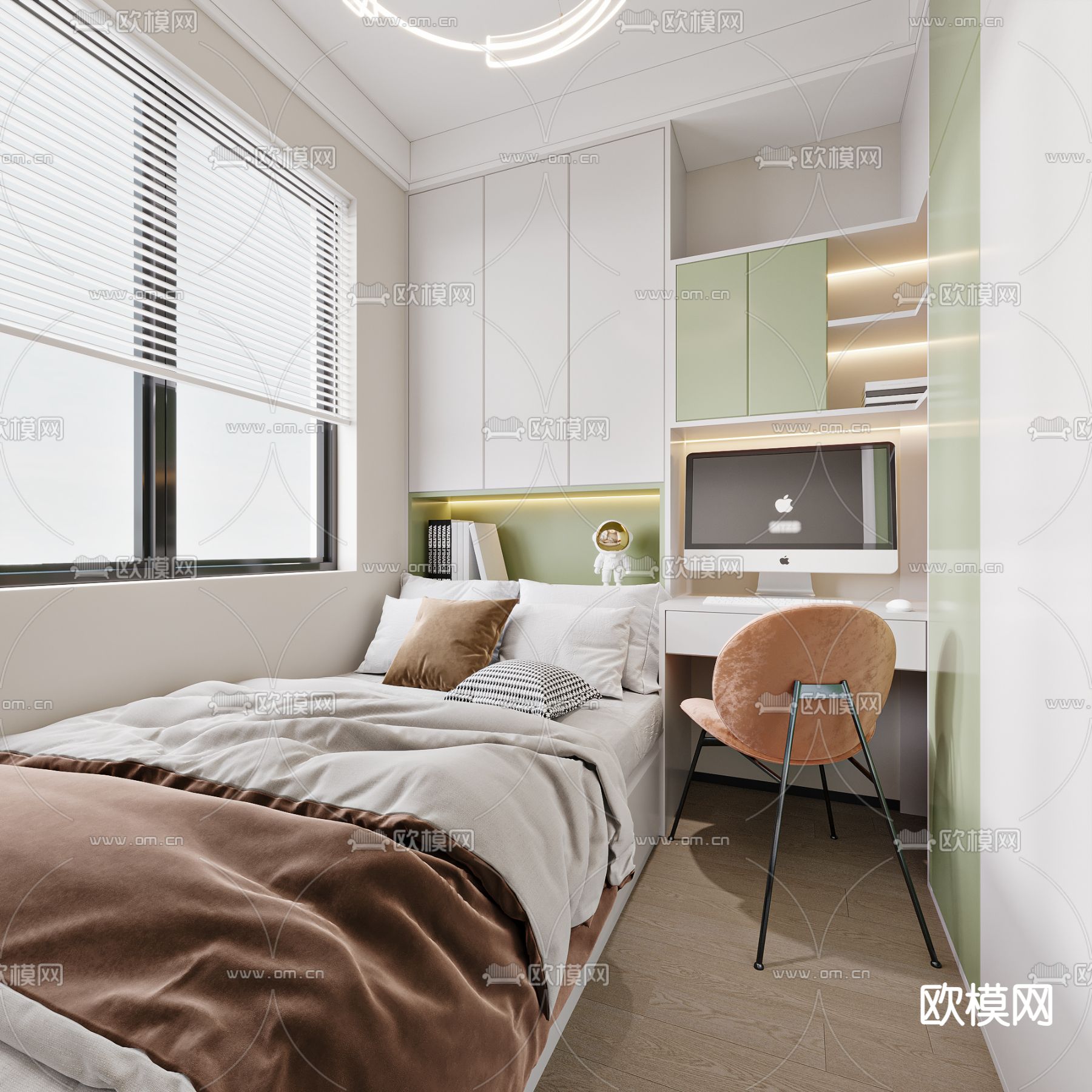 榻榻米儿童房3d模型下载