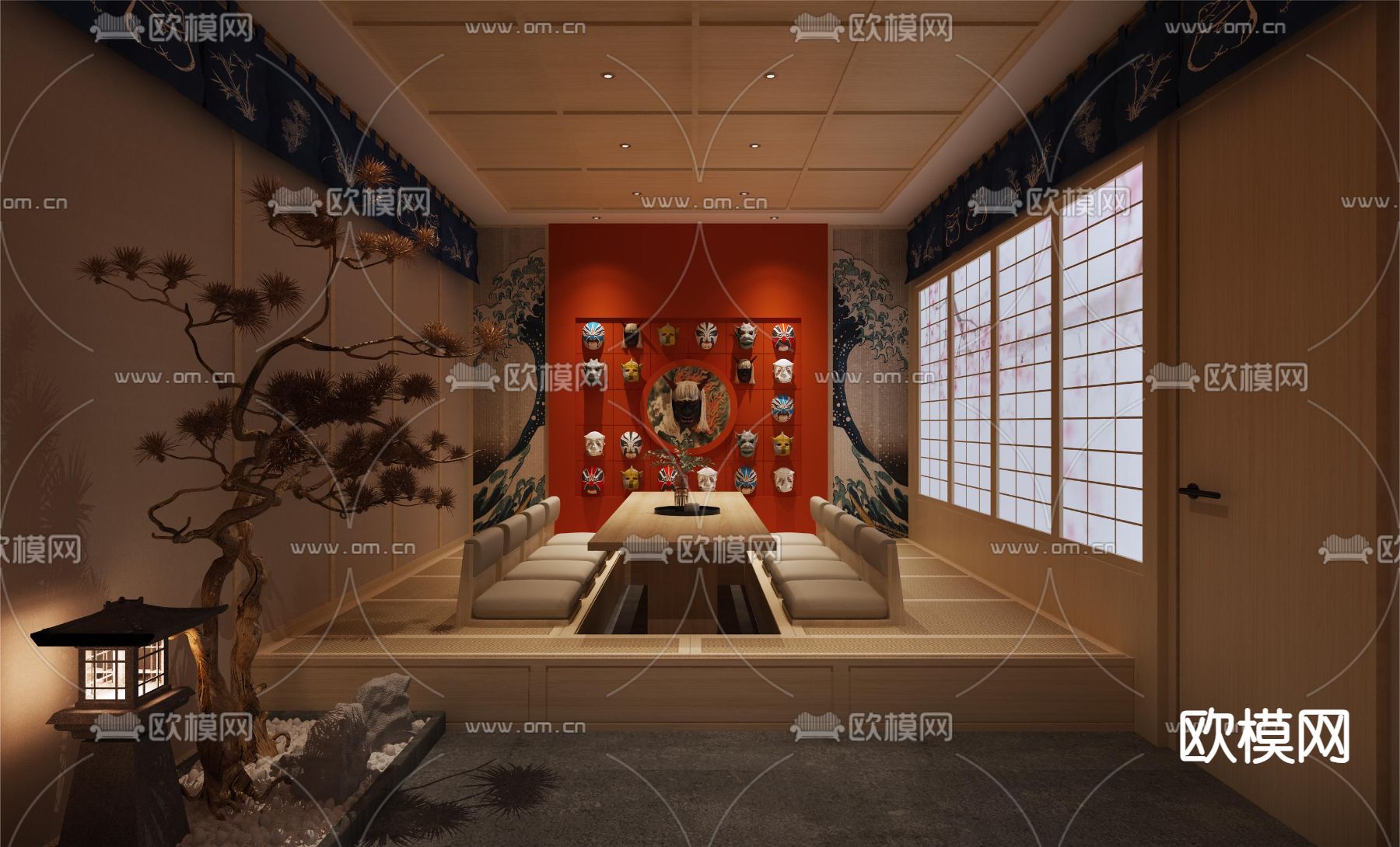 日式剧本杀3d模型下载