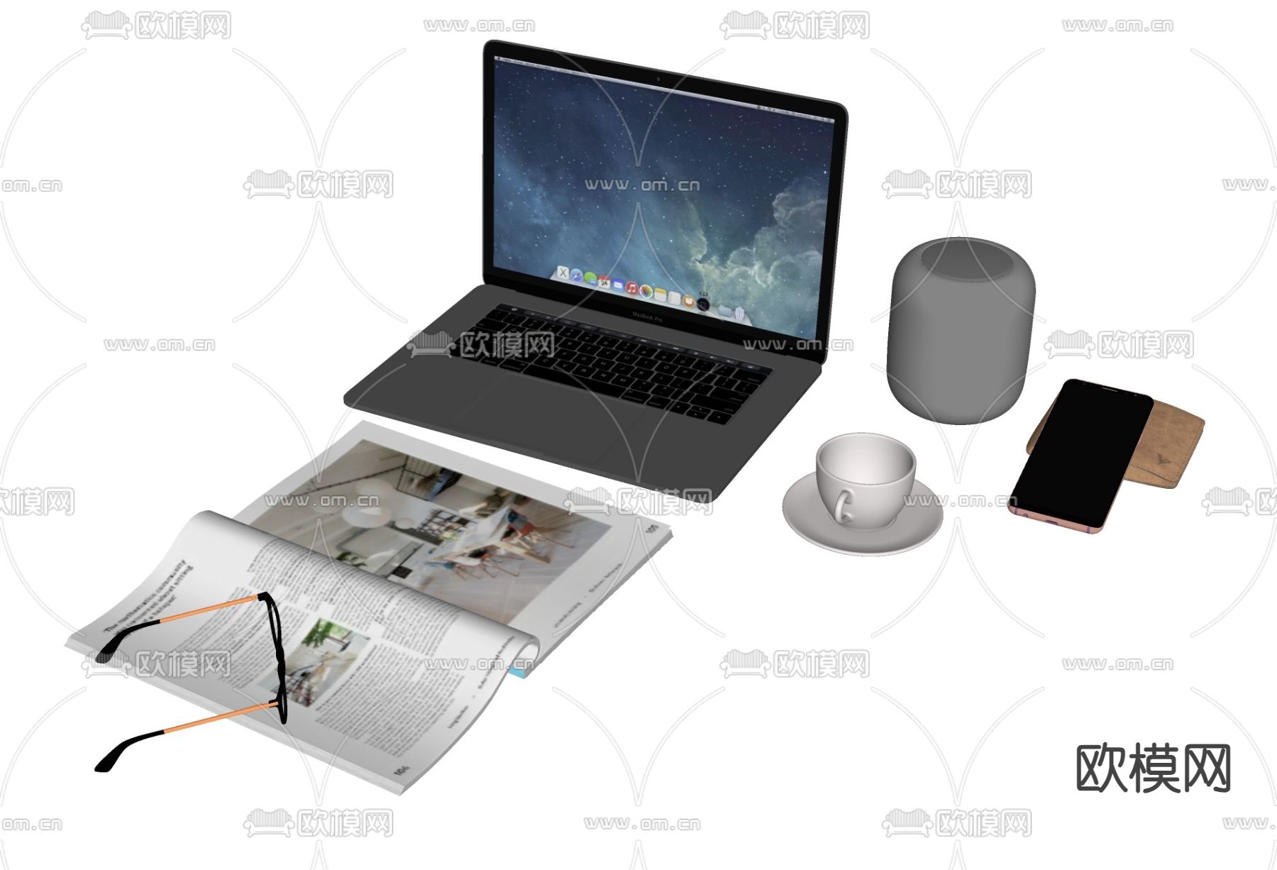 电脑su模型下载（渲染图2）