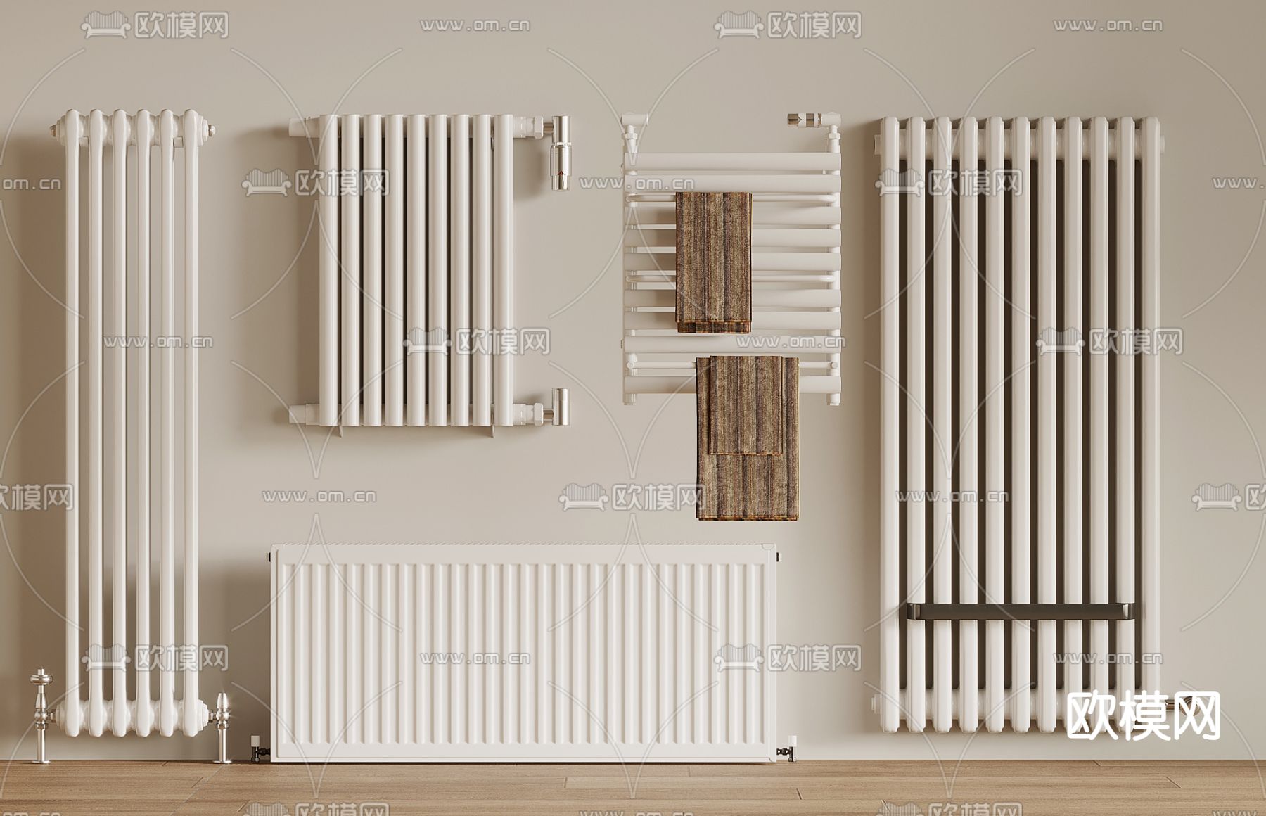 暖气片 风暖片 电暖气3d模型下载