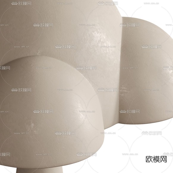 侘寂台灯3d模型下载(渲染图3)