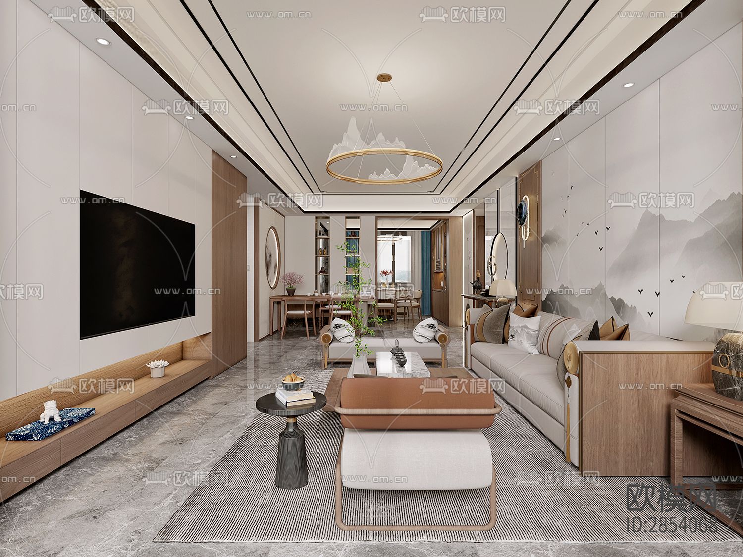 家装cad施工图下载（渲染图10）