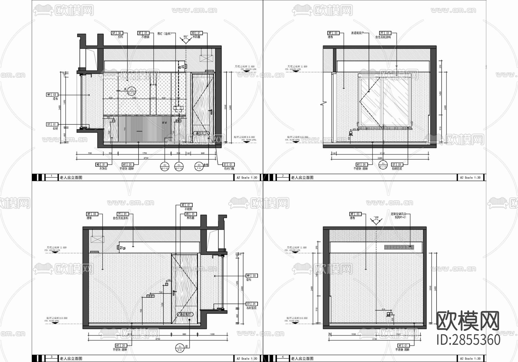 家装cad施工图下载（渲染图8）