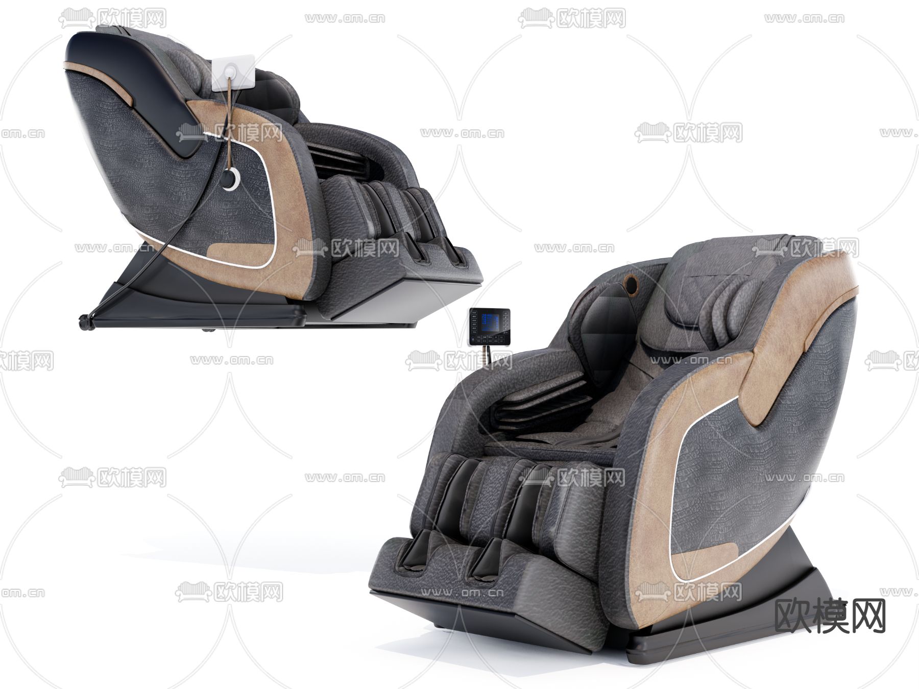 智能按摩椅su模型下载（渲染图1）