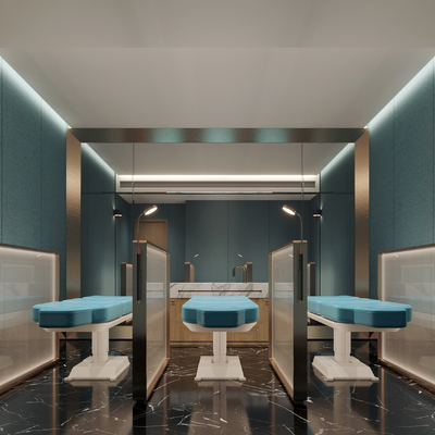  现代医美手术室su模型 