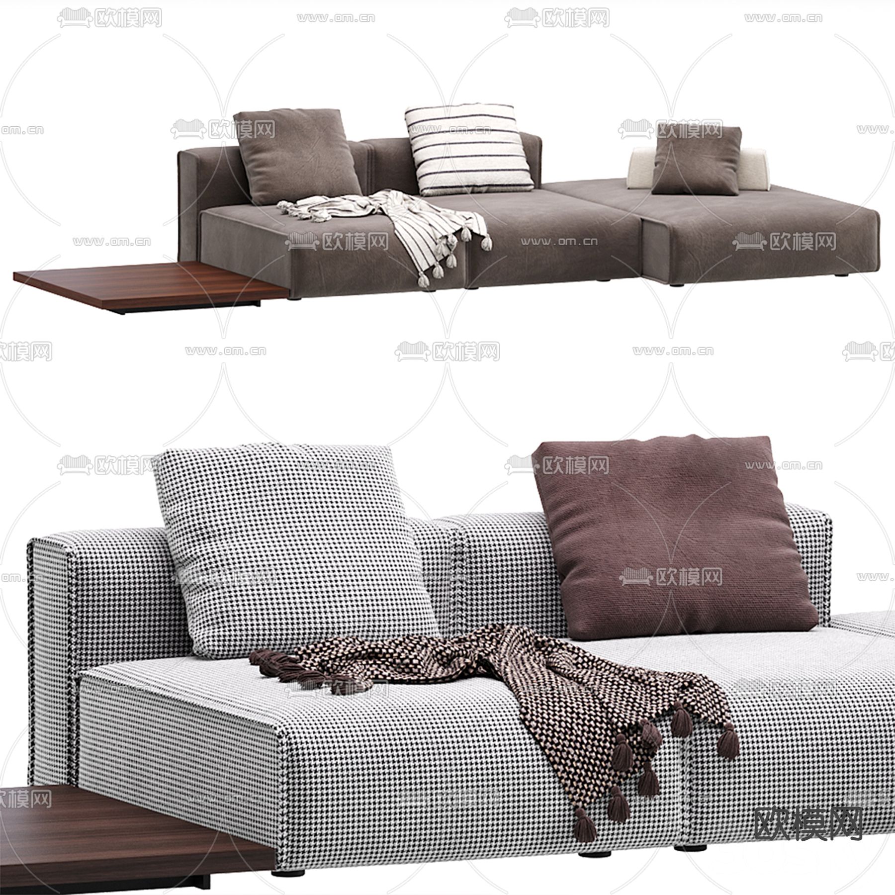 Lema 多人沙发3d模型下载（渲染图3）
