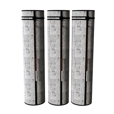  柱子 石头柱子 圆柱su模型 