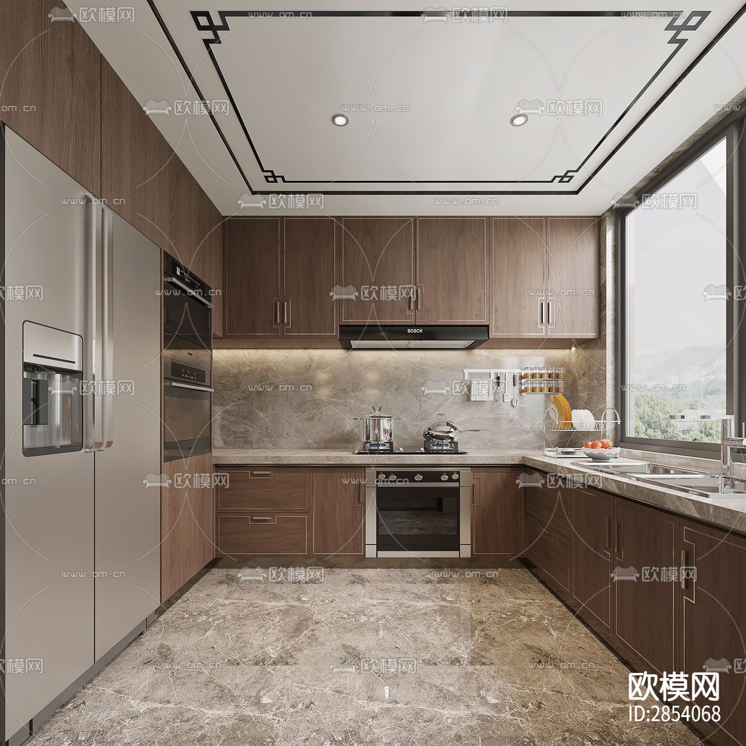 家装cad施工图下载（渲染图9）