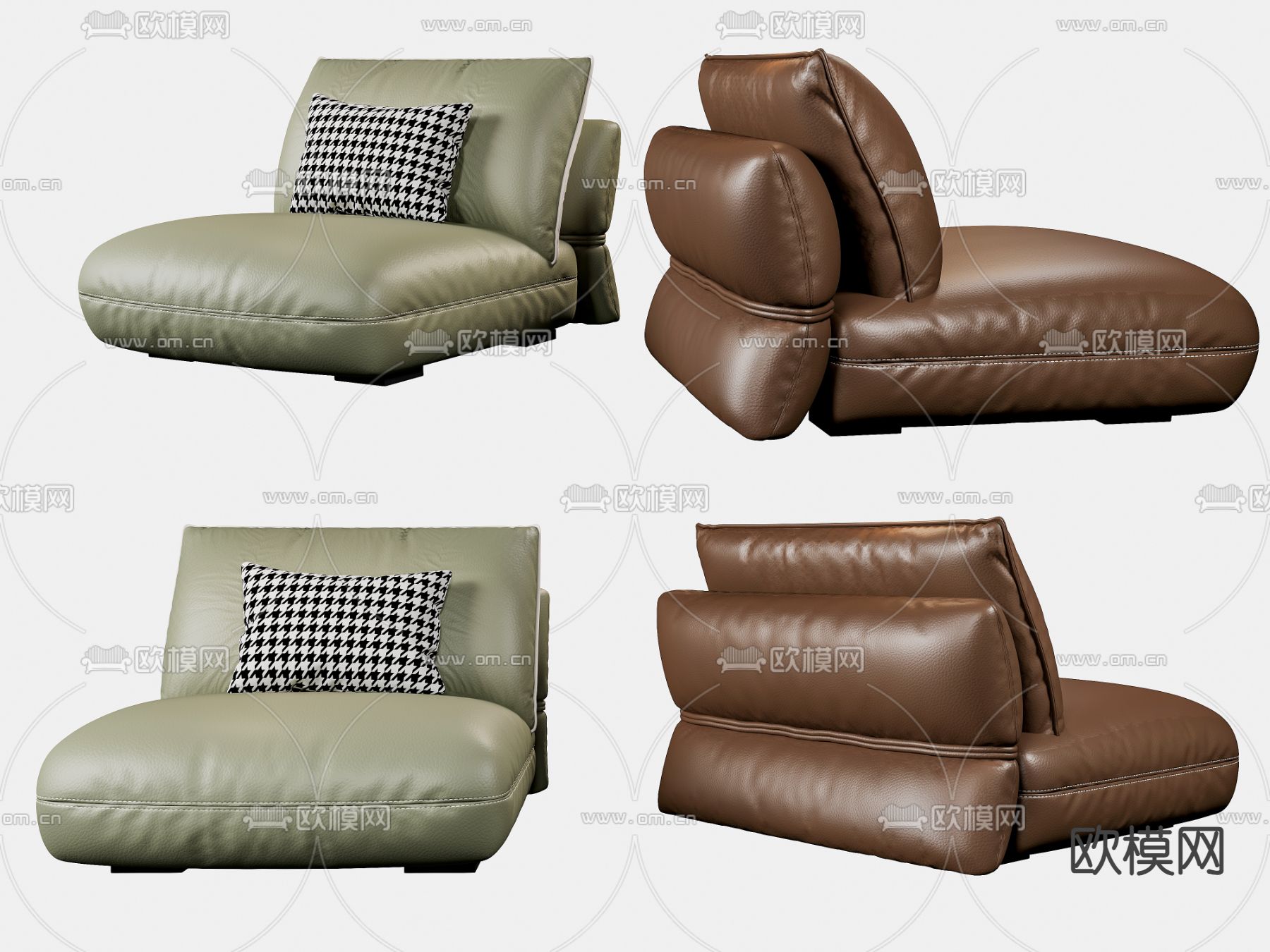 懒人沙发 软体沙发3d模型下载