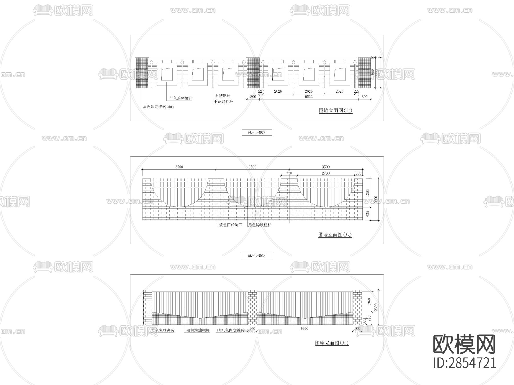 园林景观绿化CAD施工图下载（渲染图1）