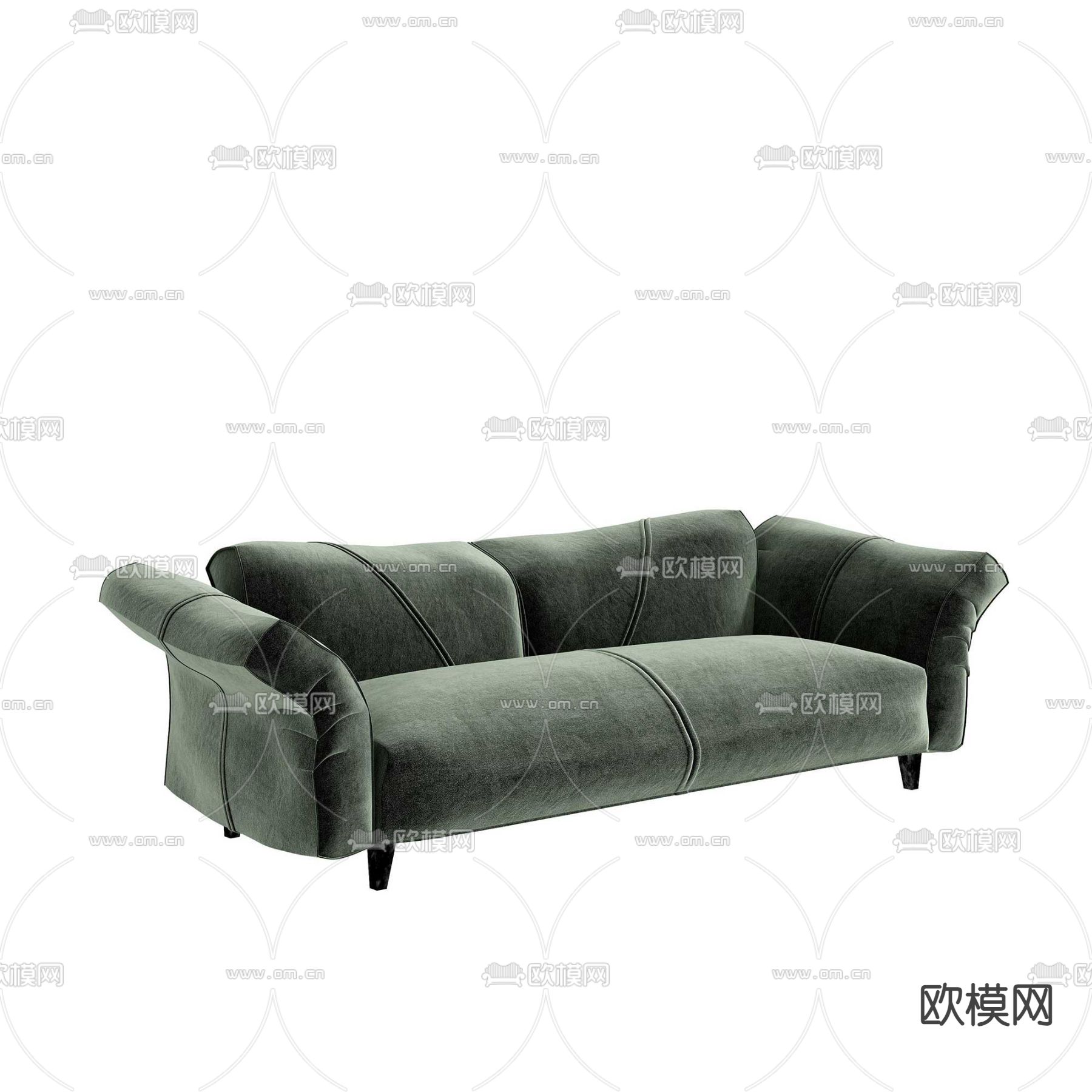 双人沙发 软体沙发3d模型下载