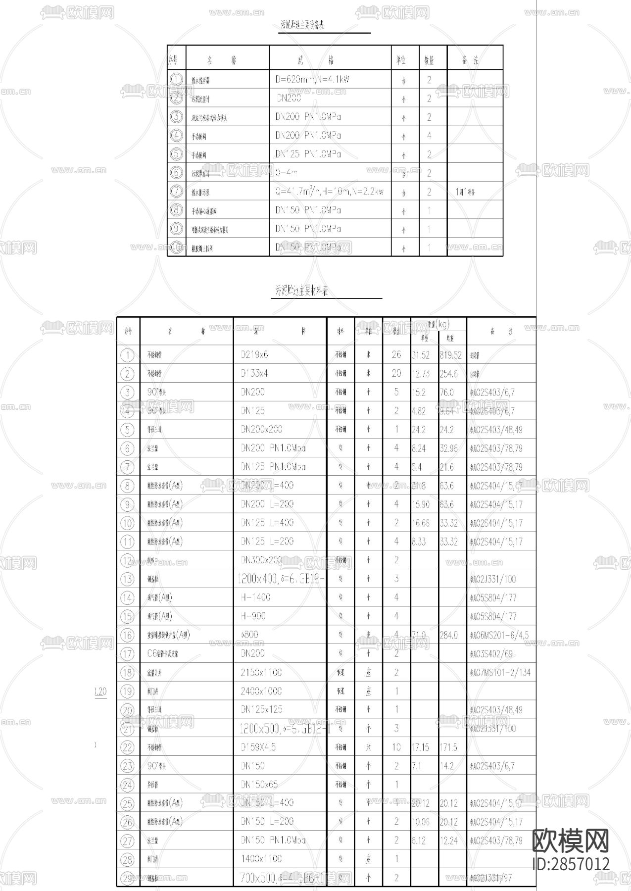 某污水处理厂污泥贮池及污泥深度处理间cad施工图下载（渲染图7）