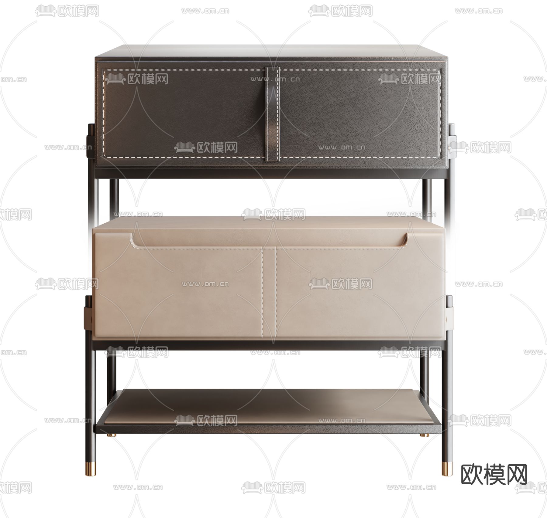 minotti 床头柜su模型下载（渲染图1）