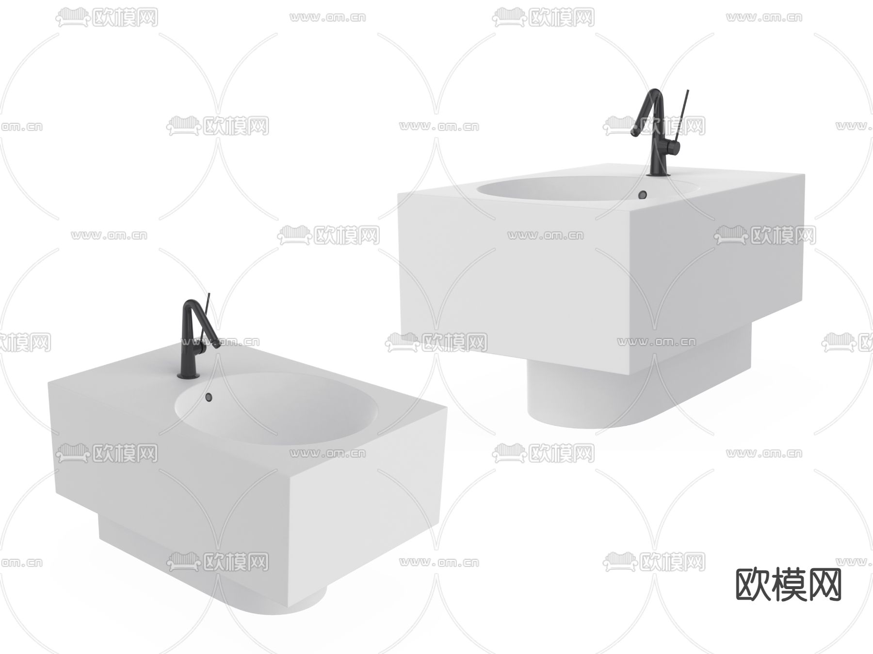 洗手台su模型下载（渲染图1）
