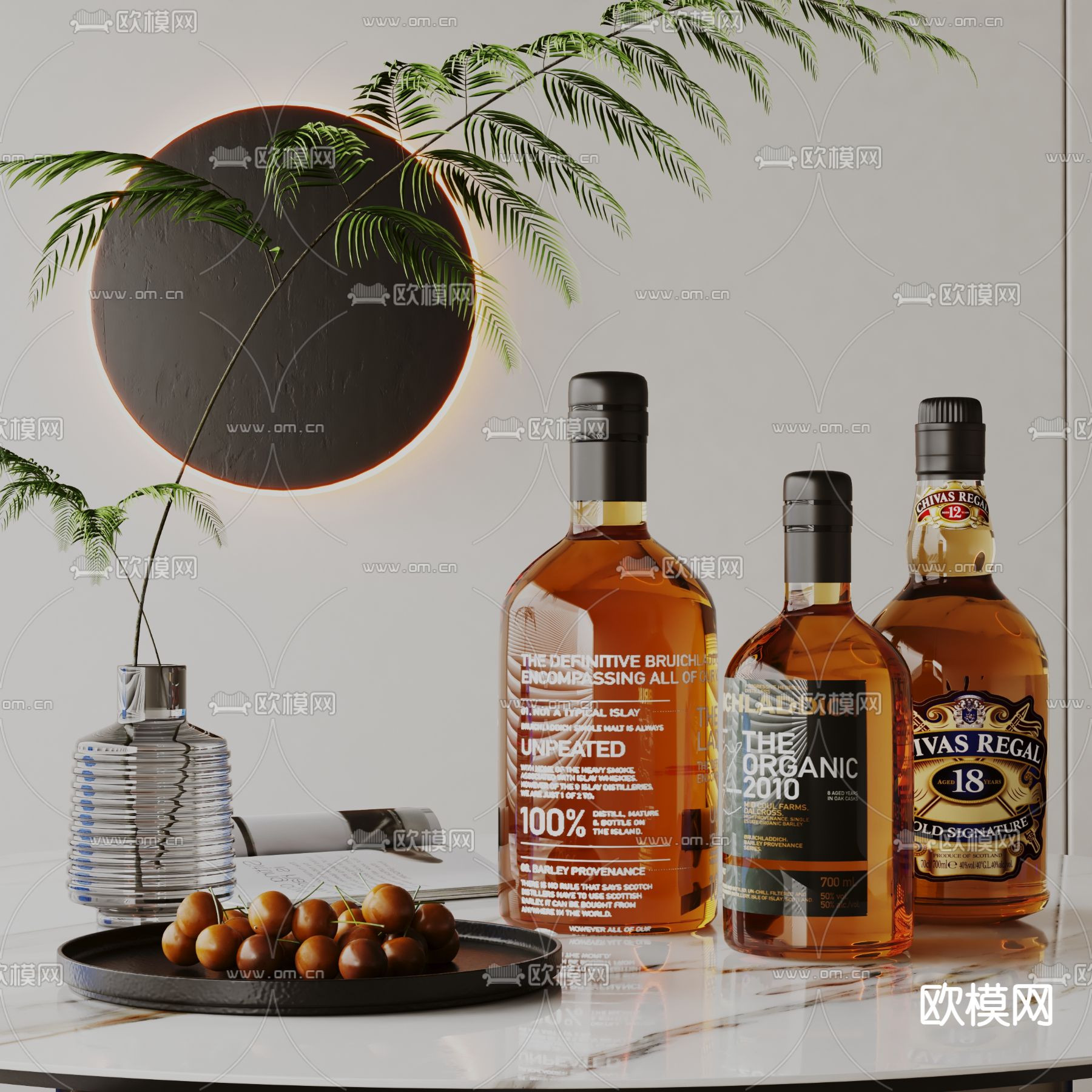 酒水 酒瓶su模型下载（渲染图1）