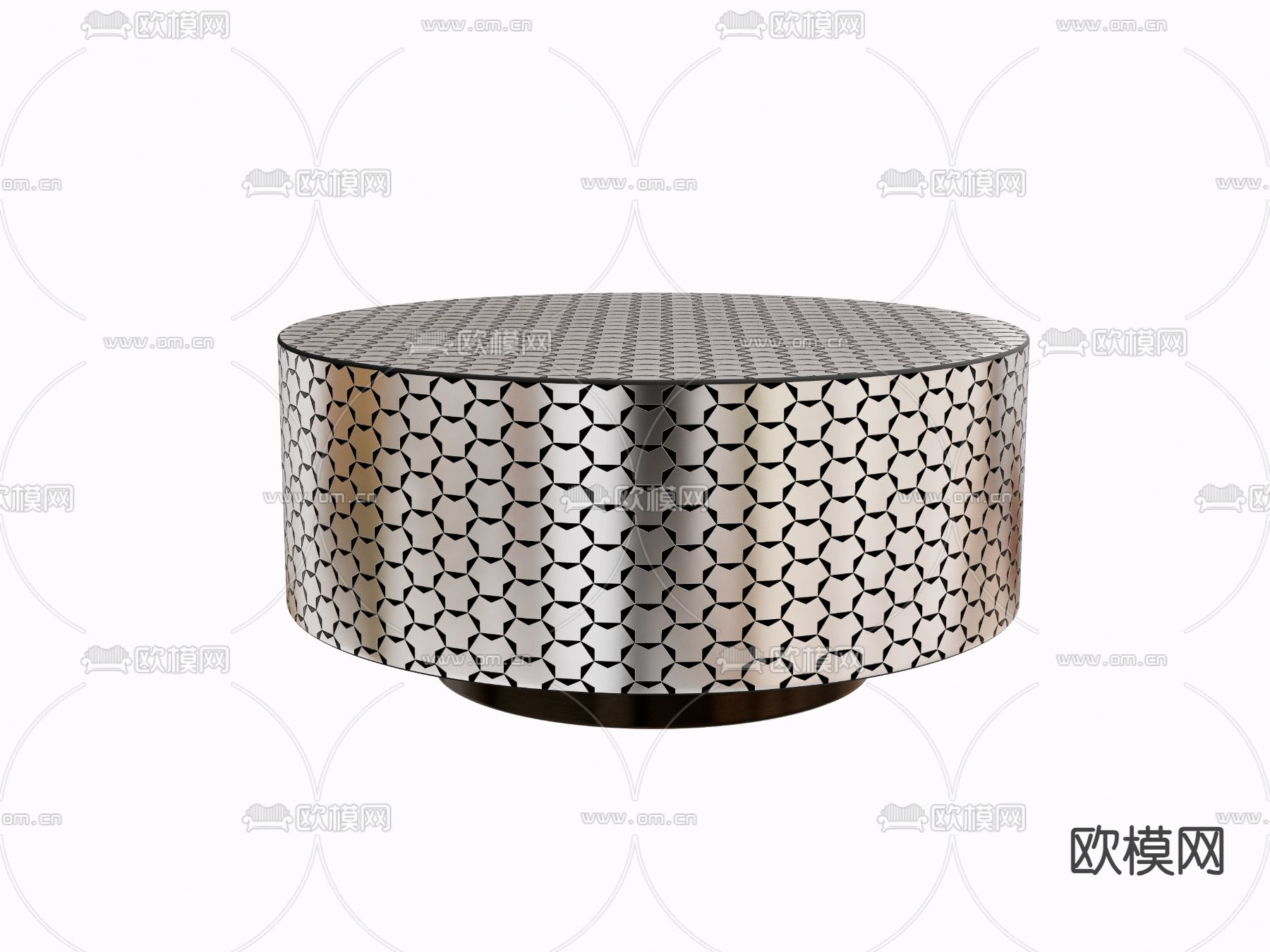 现代茶几su模型下载（渲染图1）