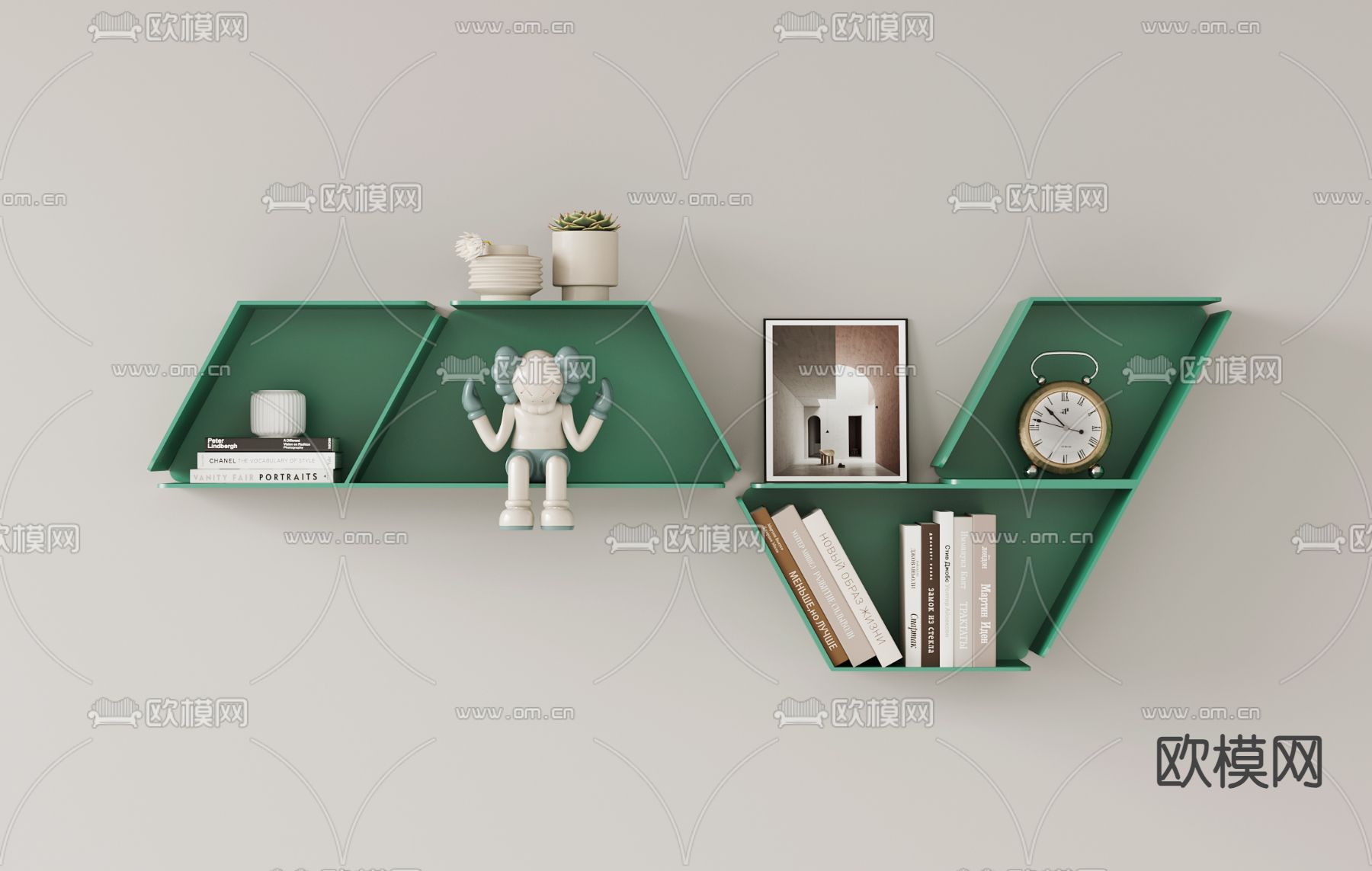 壁架 壁柜su模型下载（渲染图1）