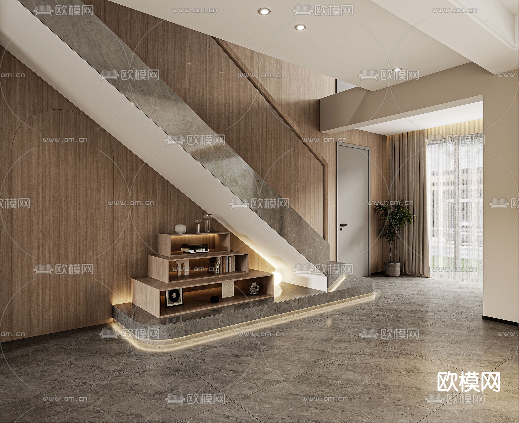 楼梯3d模型下载