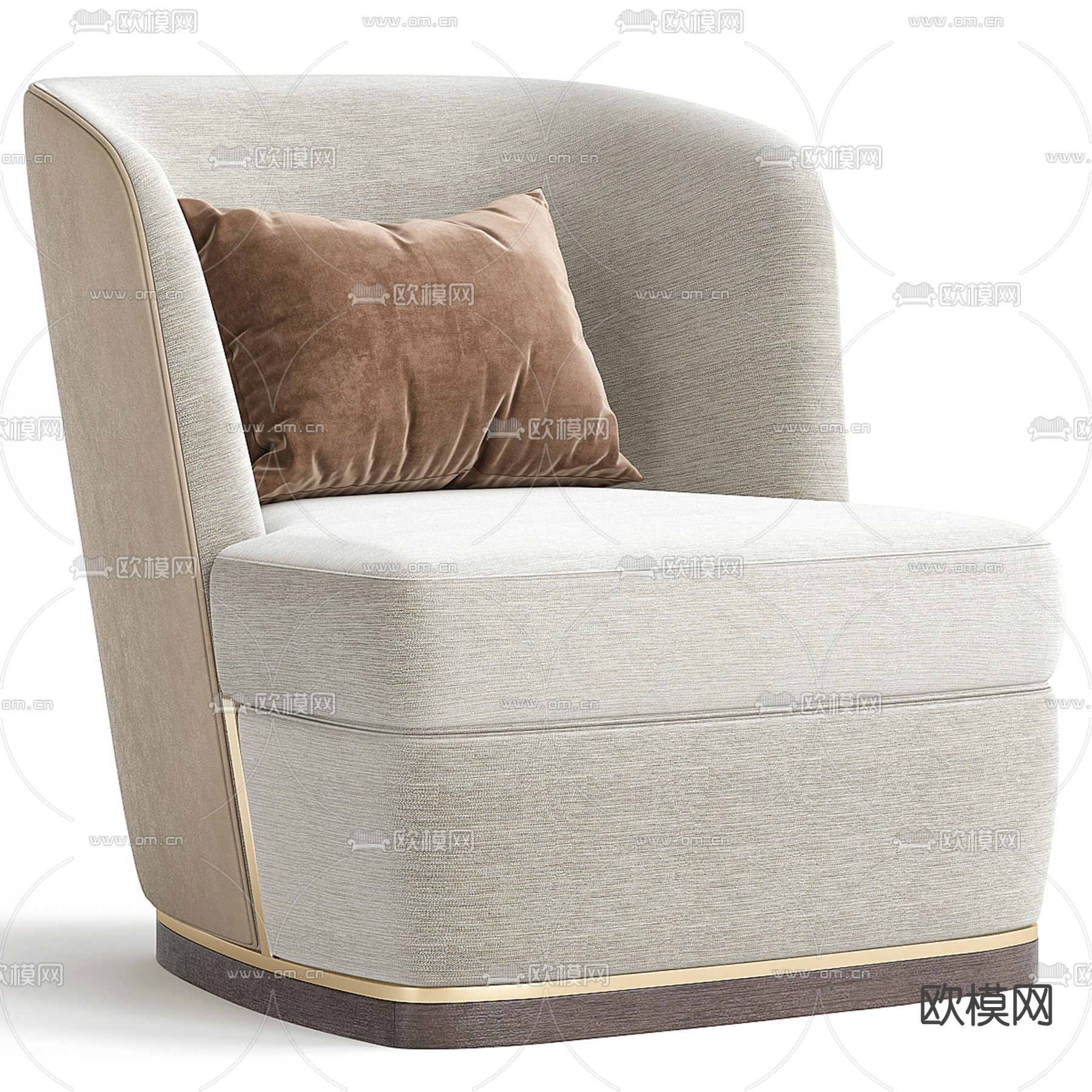 单人沙发3d模型下载
