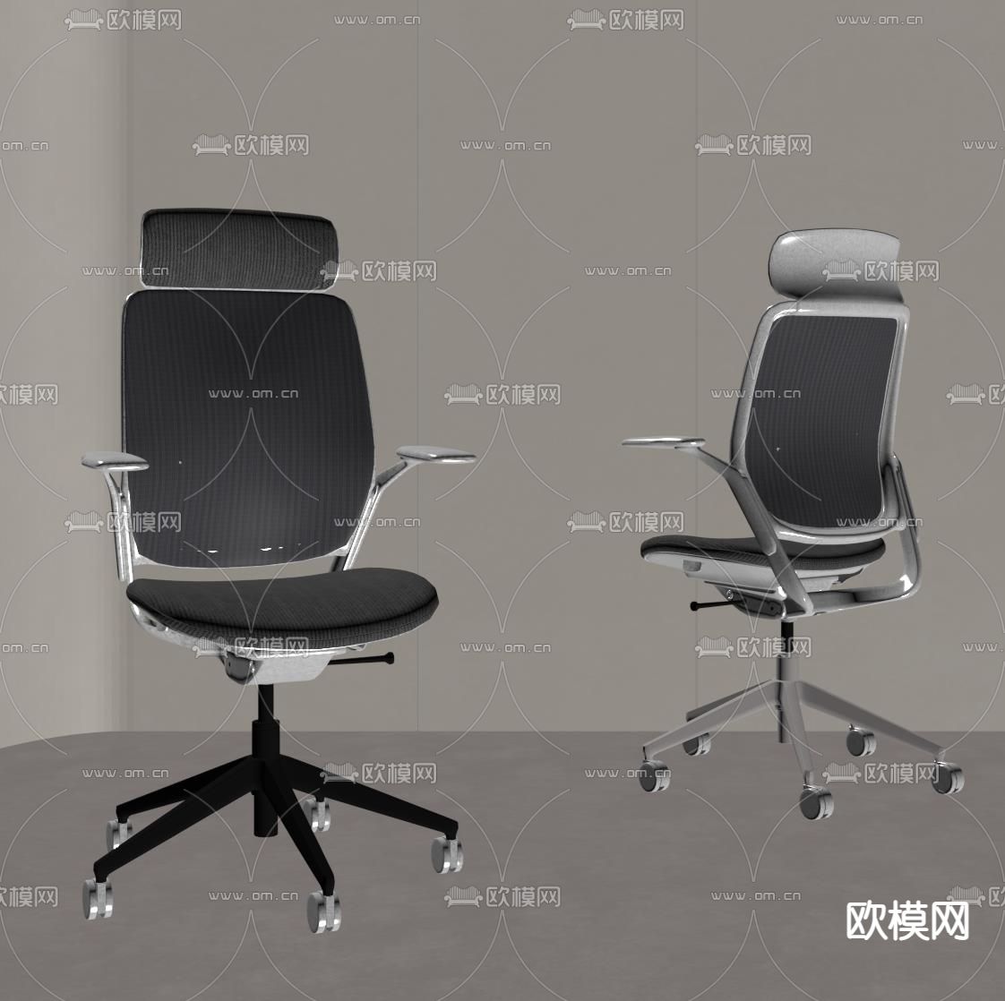 办公椅 椅子su模型下载