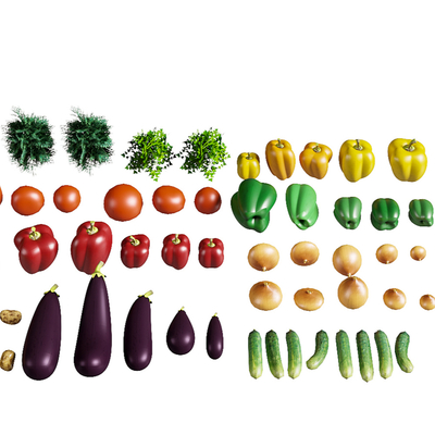  蔬菜水果su模型 